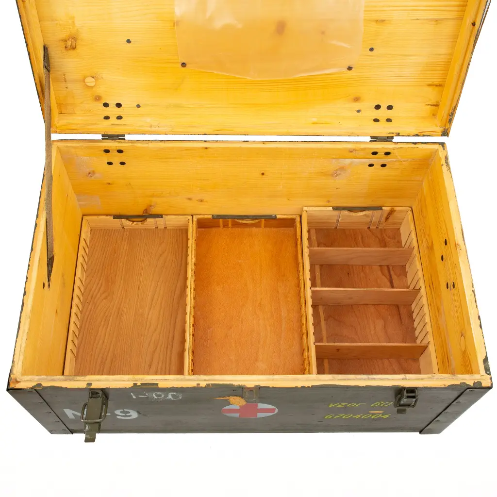 Czech Army Wooden Medical Box | 31